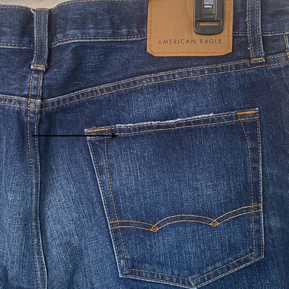 AMERICAN EAGLE ORIGINAL STRAIGHT LEG SIZE 33x30. - Picture 3 of 7
